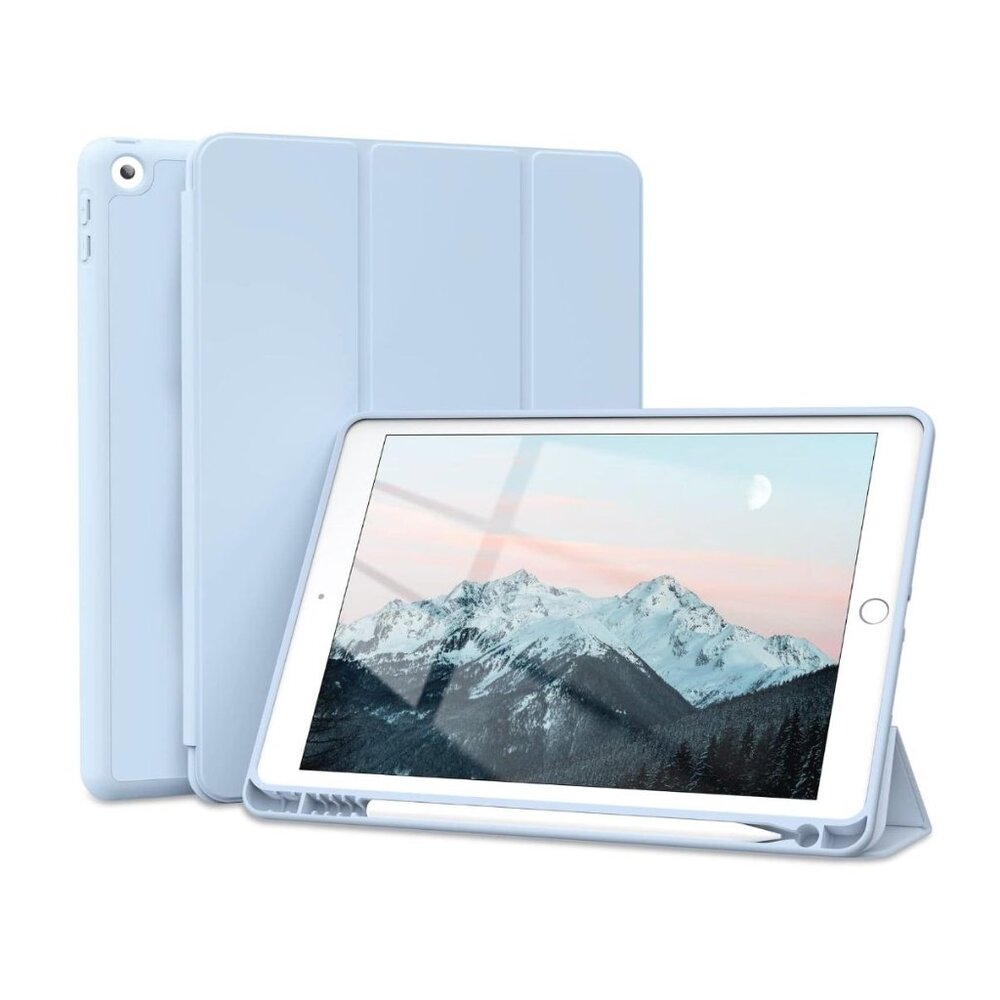 JKSML Protective Case with Pencil Holder for iPad 9/8/7 10.2 Inch, Auto Sleep/Wa